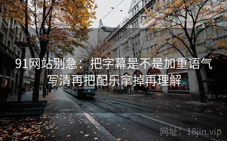 91网站别急：把字幕是不是加重语气写清再把配乐拿掉再理解